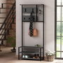 Hanah Home Nomad Portmanto Antracita